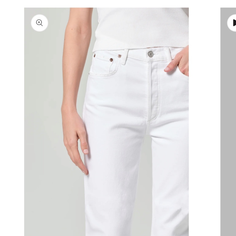 Agolde RILEY HIGH RISE STRAIGHT CROP (STRETCH) Size 31